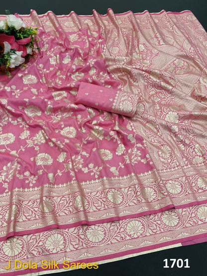 1701-1706 J Dola Silk Sarees Exporter India