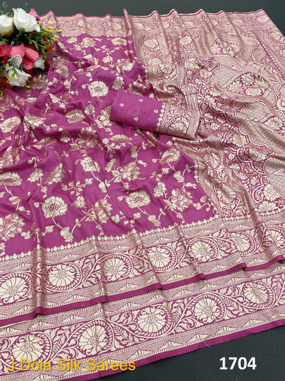 1701-1706 J Dola Silk Sarees Exporter India
