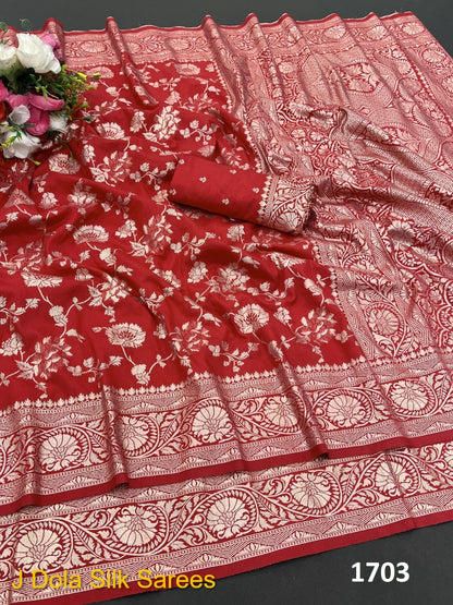 1701-1706 J Dola Silk Sarees Exporter India