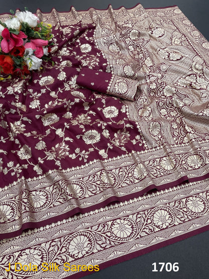 1701-1706 J Dola Silk Sarees Exporter India