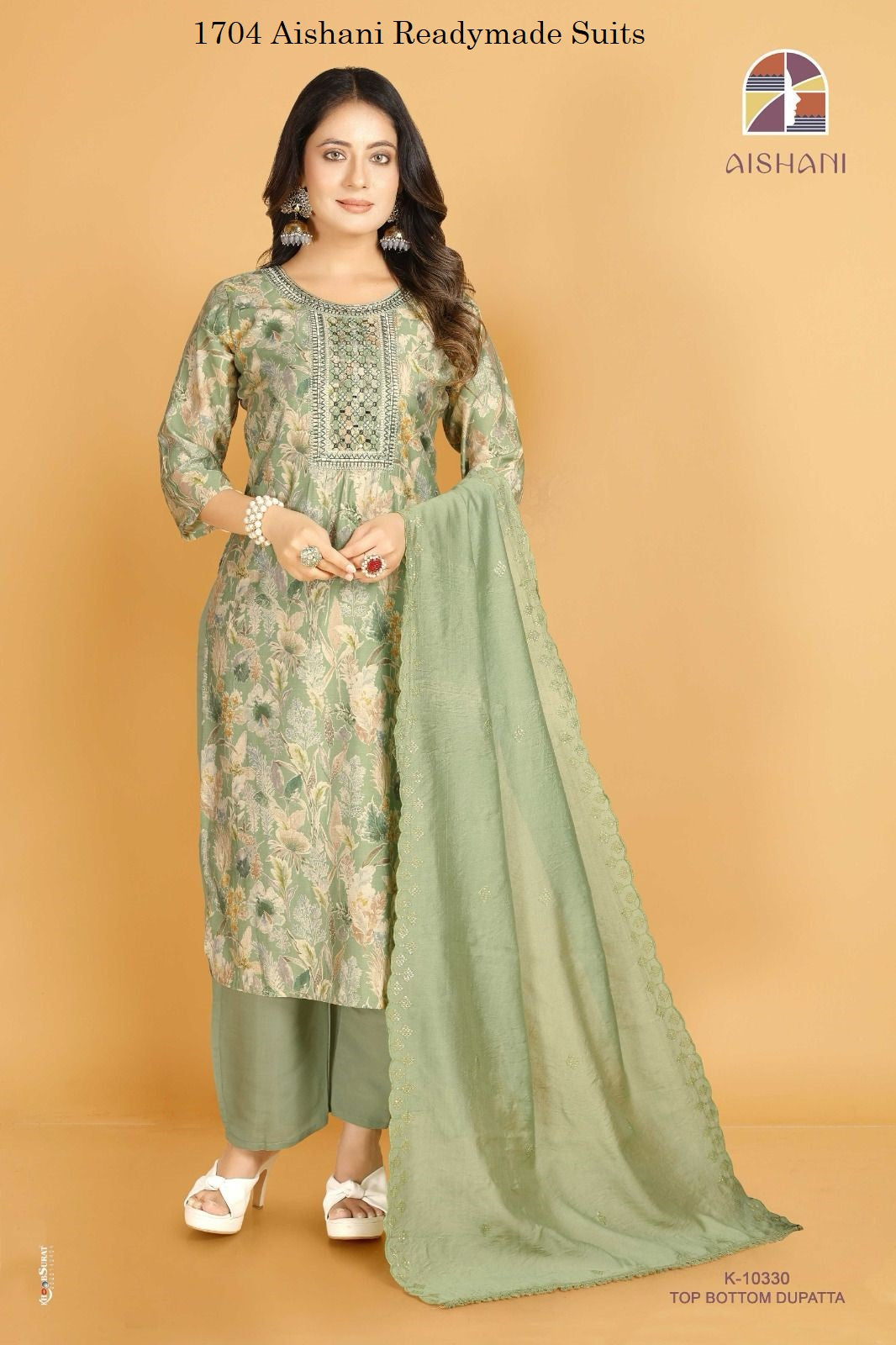 1704 Aishani Modal Silk Readymade Suits Supplier Gujarat