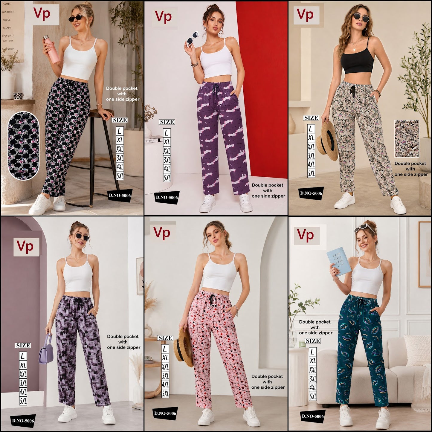 1706 Design 5006 Vp Hosiery Cotton Women Night Lower Supplier Ahmedabad