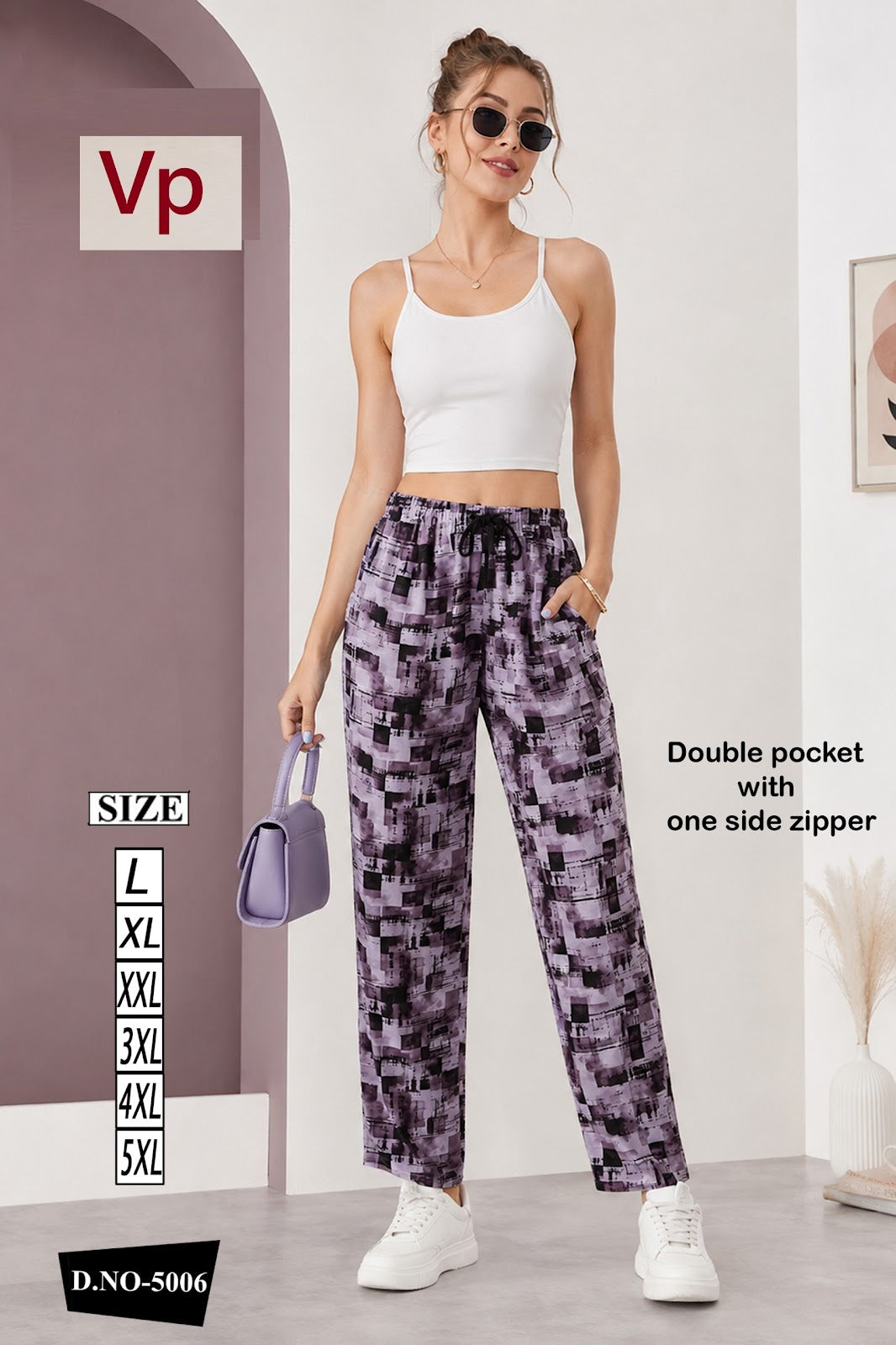 1706 Design 5006 Vp Hosiery Cotton Women Night Lower Supplier Ahmedabad