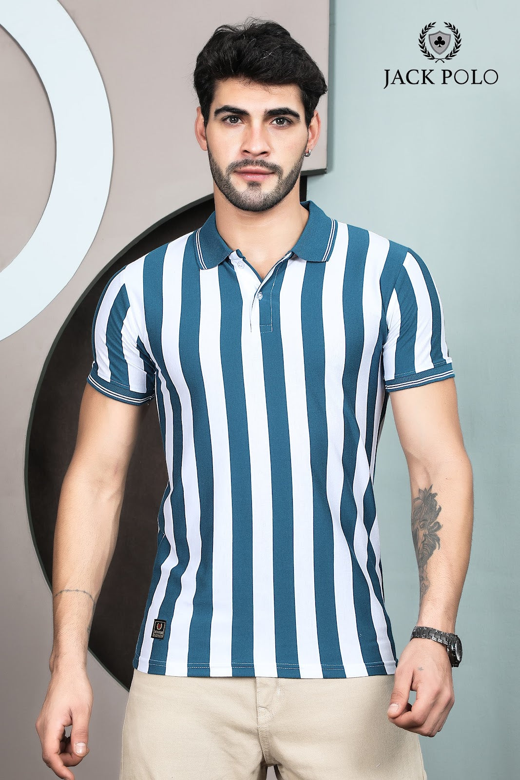 170 Gsm Design 518 Jack Polo Knit Mens Tshirts Wholesaler Ahmedabad