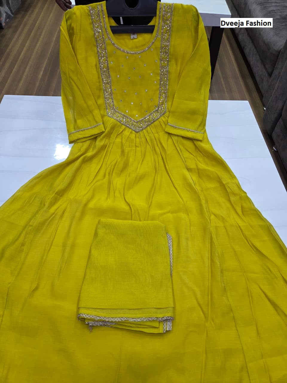 1710 Anamika Series Dveeja Fashion Chanderi Readymade Anarkali Suits Exporter India