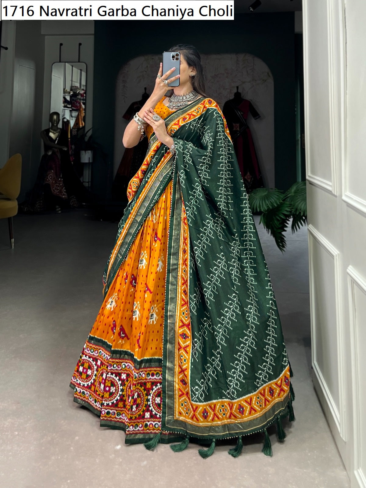 Indian Pakistani lehengas authentic navratri garba chaniya choli saree or sari