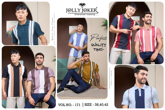 171 Jolly Joker Vertical Mens Tshirts Wholesaler Ahmedabad