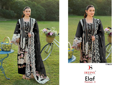 1746 Abcd Elaf Premium 3 Deepsy Pure Cotton Pakistani Patch Work Suits Manufacturer Gujarat