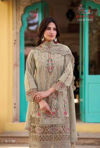 R 1790 Shree Fabs Pakistani Salwar Suits Exporter