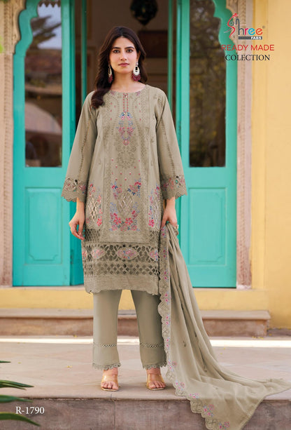 R 1790 Shree Fabs Pakistani Salwar Suits Exporter