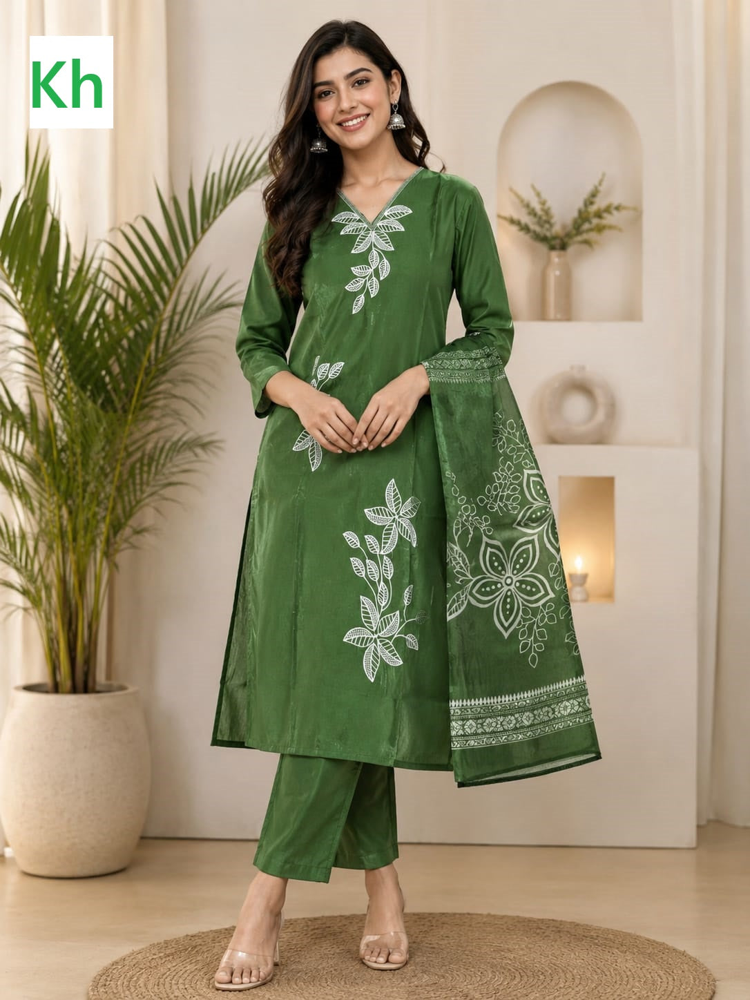 1807 Computer Work Kh Roman Readymade Pant Style Suits Manufacturer India