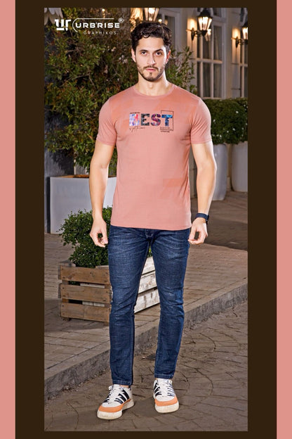 180 Gsm Style No 1159-1166 Urbanrise Canvas Interlock Mens Tshirts Supplier Ahmedabad