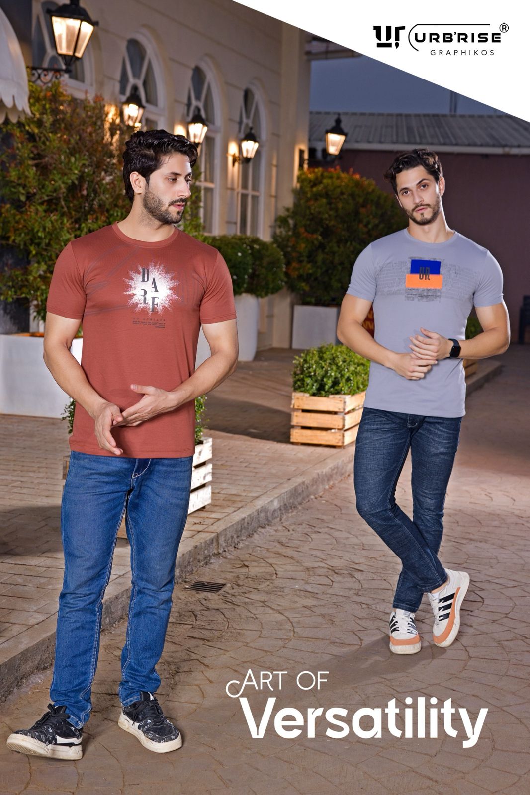 180 Gsm Style No 1159-1166 Urbanrise Canvas Interlock Mens Tshirts Supplier Ahmedabad