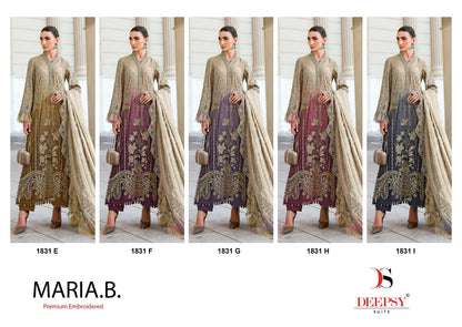 1831 Efghi Deepsy Cotton Pakistani Patch Work Suits Wholesaler India