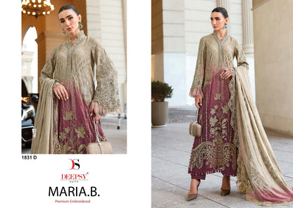 1831 Efghi Deepsy Cotton Pakistani Patch Work Suits Wholesaler India