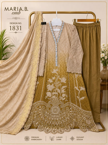 1831 Maria B Emb Deepsy Cotton Pakistani Readymade Suits Manufacturer Ahmedabad