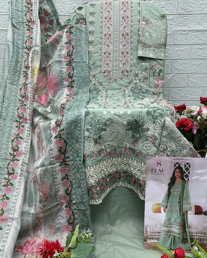1903 Abcd Elaf Premium 3 Deepsy Cotton Pakistani Patch Work Suits Wholesale Price