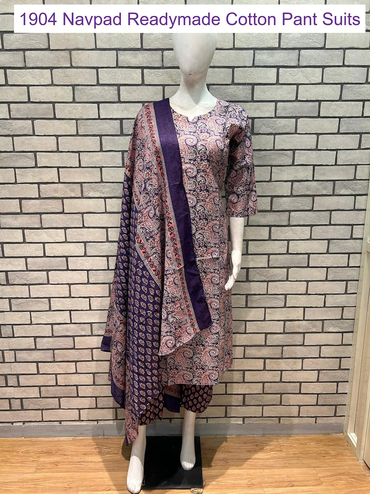 1904 Navpad Readymade Cotton Pant Suits Manufacturer