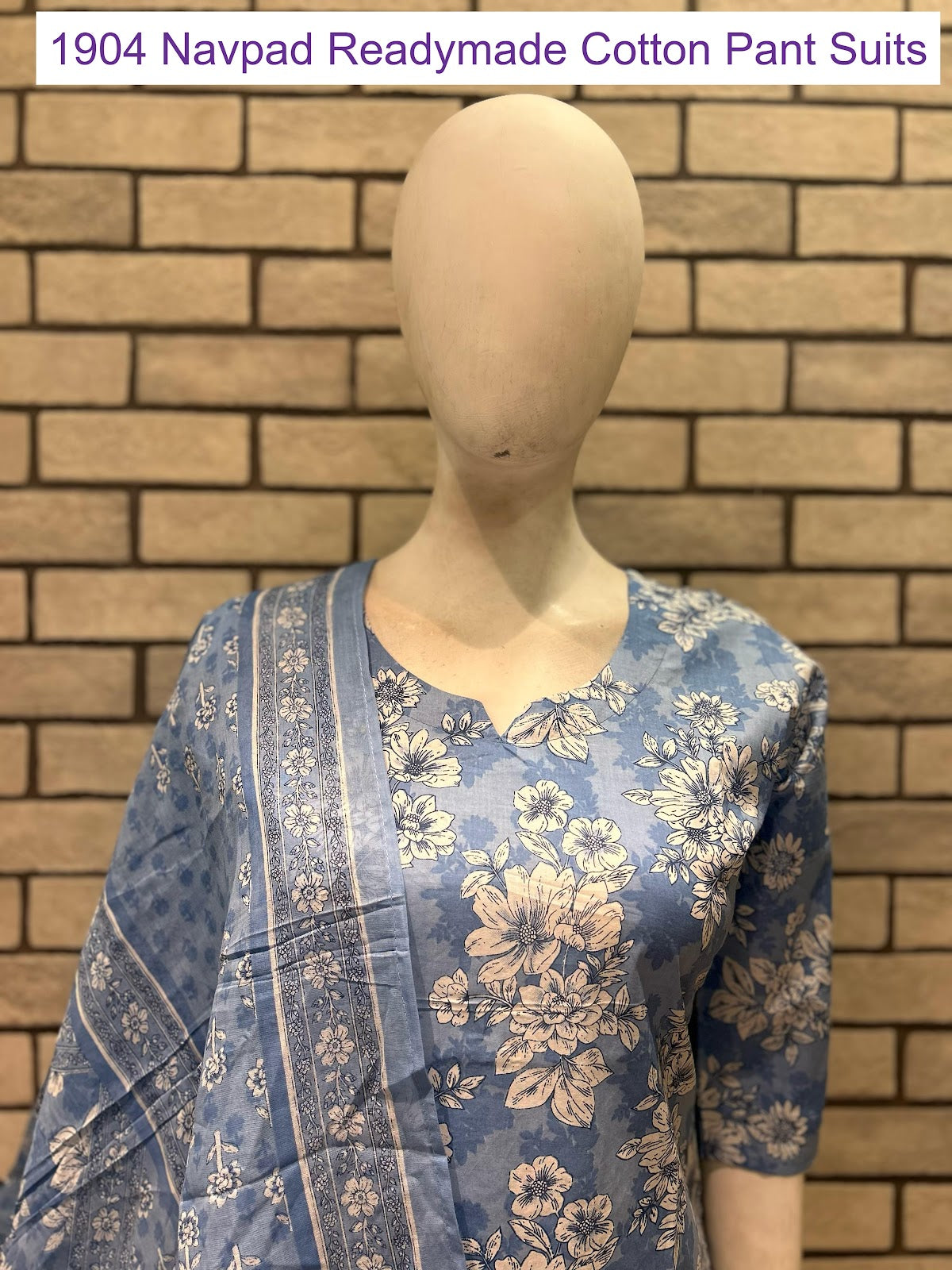 1904 Navpad Readymade Cotton Pant Suits Manufacturer