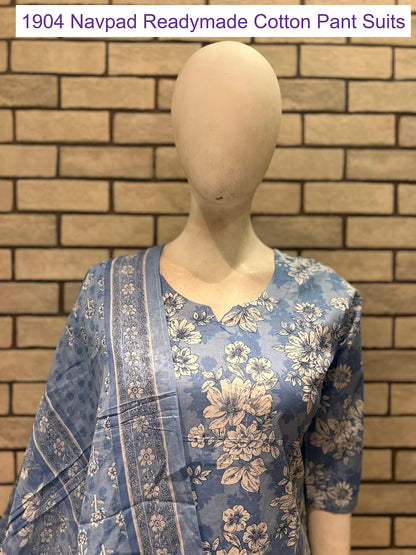 1904 Navpad Readymade Cotton Pant Suits Manufacturer