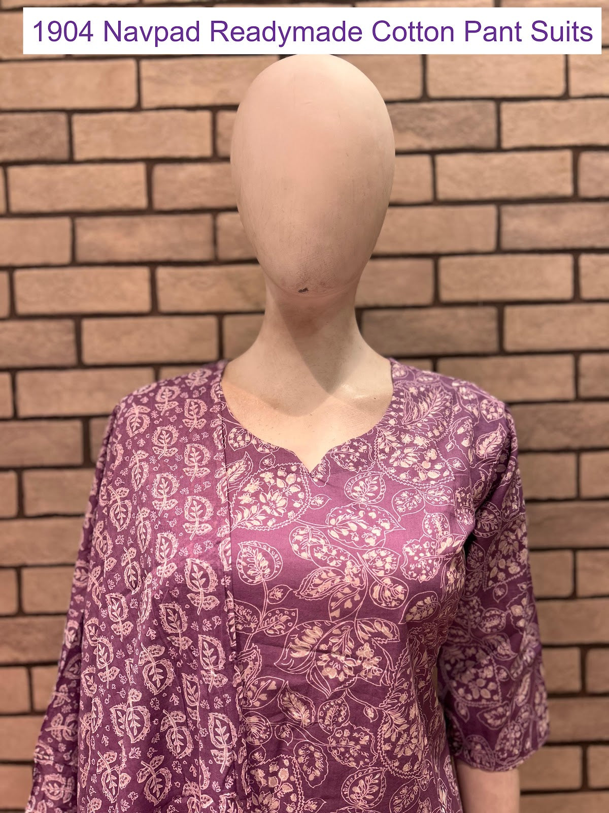 1904 Navpad Readymade Cotton Pant Suits Manufacturer