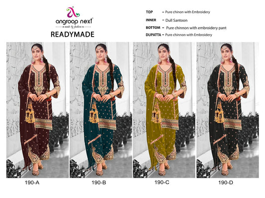 190 Angroop Next Chinon Pakistani Readymade Suits Manufacturer Gujarat
