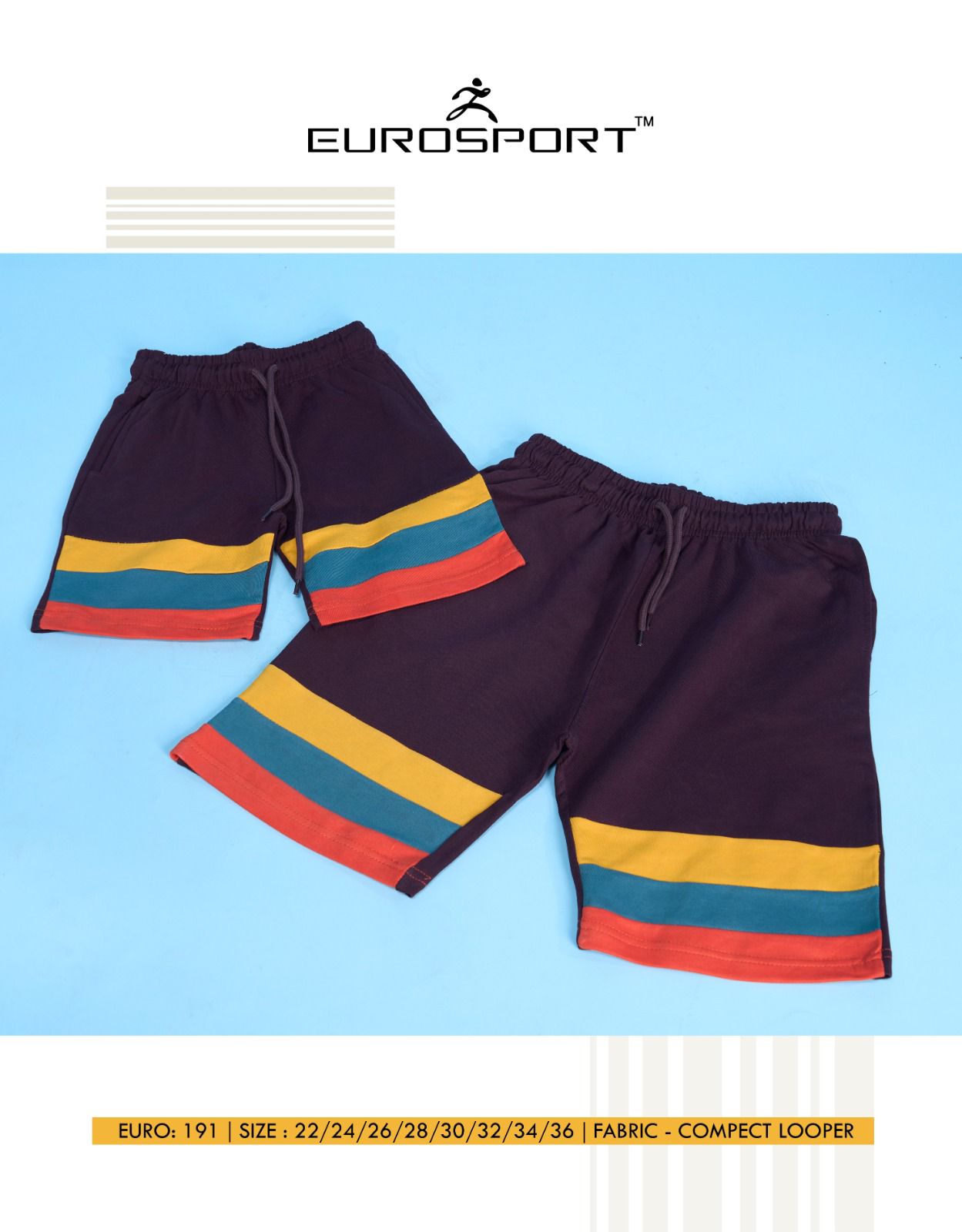191 Eurosport Looper Boys Shorts Wholesale