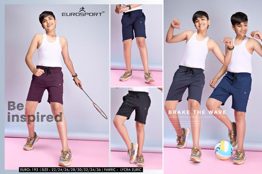 193-Sports Eurosport Lycra Boys Shorts Wholesale Rate