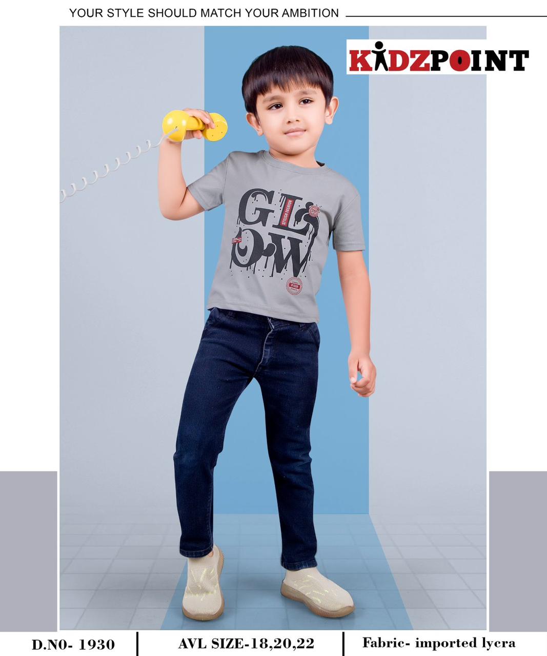 1930 Kidzpoint Imported Boys Tshirt Exporter Gujarat