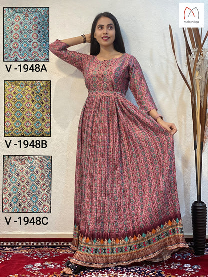 1946 - 1949 Mclothing Chinon One Piece Gown Manufacturer India