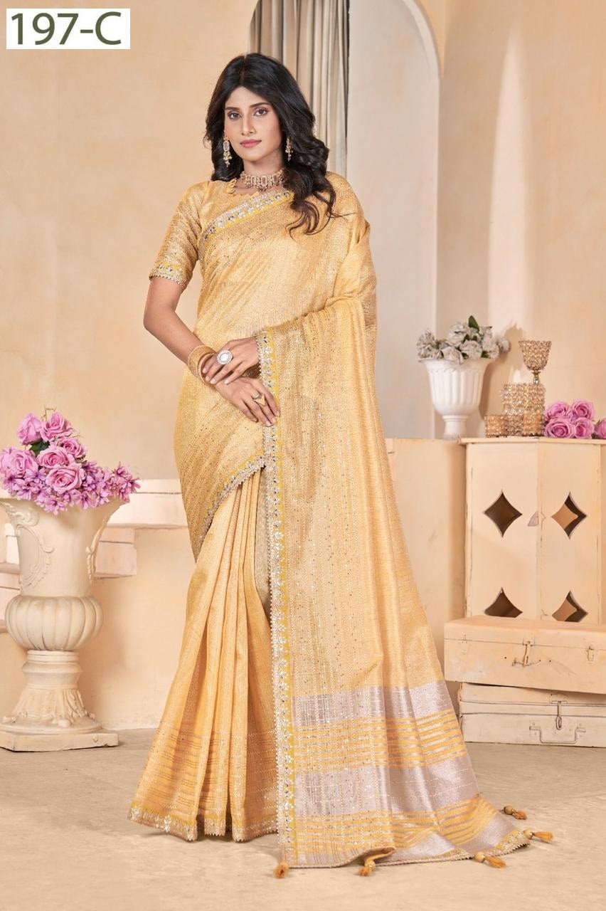 197 Sumitra Linen Sarees Wholesaler India