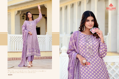 1St Choice Vol 4 Relssa Fabrics Cotton Pant Style Suits Manufacturer Ahmedabad