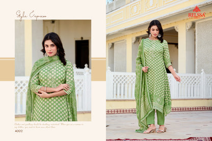 1St Choice Vol 4 Relssa Fabrics Cotton Pant Style Suits Manufacturer Ahmedabad