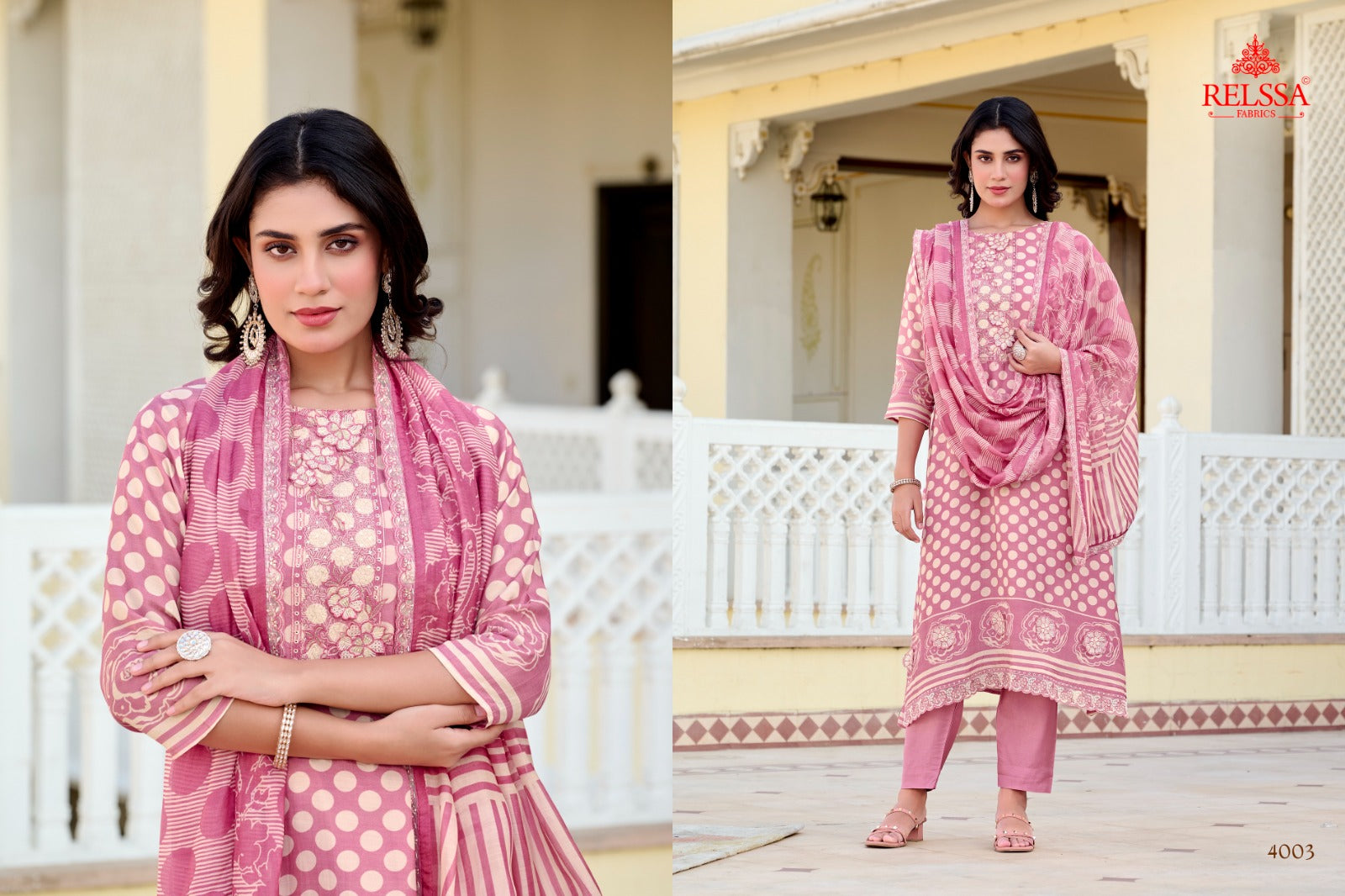 1St Choice Vol 4 Relssa Fabrics Cotton Pant Style Suits Manufacturer Ahmedabad