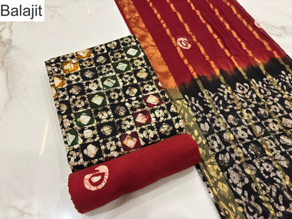 2.20 Mtr Bottom 0501 Balajit Cotton Dress Material Wholesaler India