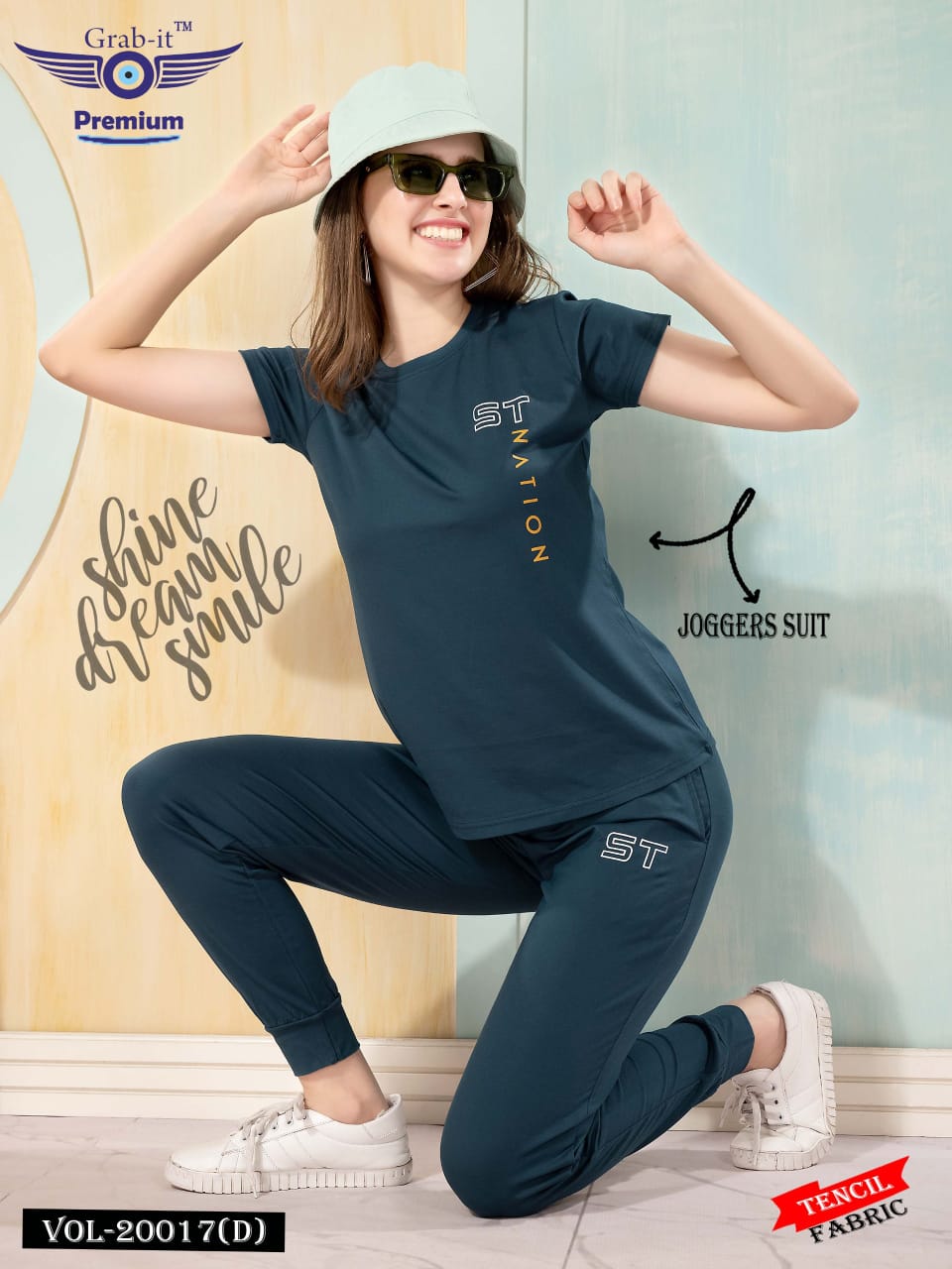 20017 D Grab It Tencil Joggers Night Suits Manufacturer Gujarat