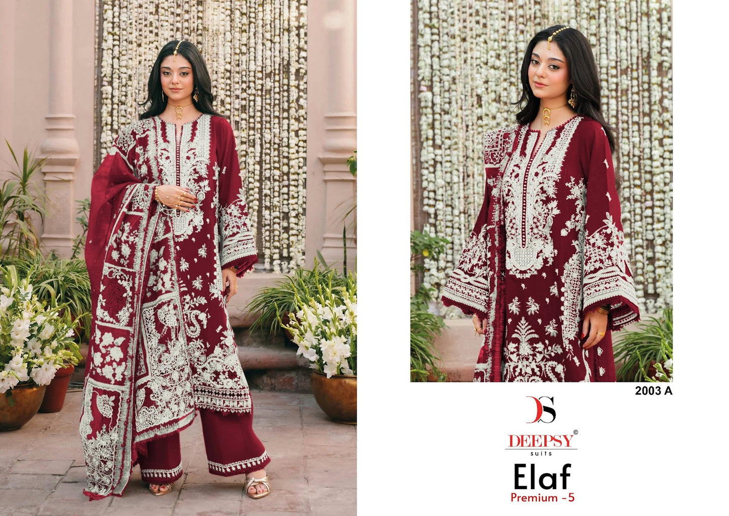 2003 Abcd Elaf 5 Deepsy Cotton Pakistani Patch Work Suits Supplier