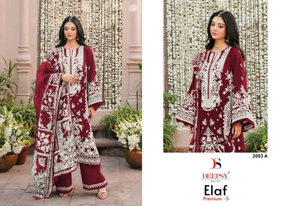 2003 Abcd Elaf 5 Deepsy Cotton Pakistani Patch Work Suits Supplier