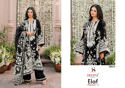 2003 Abcd Elaf 5 Deepsy Cotton Pakistani Patch Work Suits Supplier