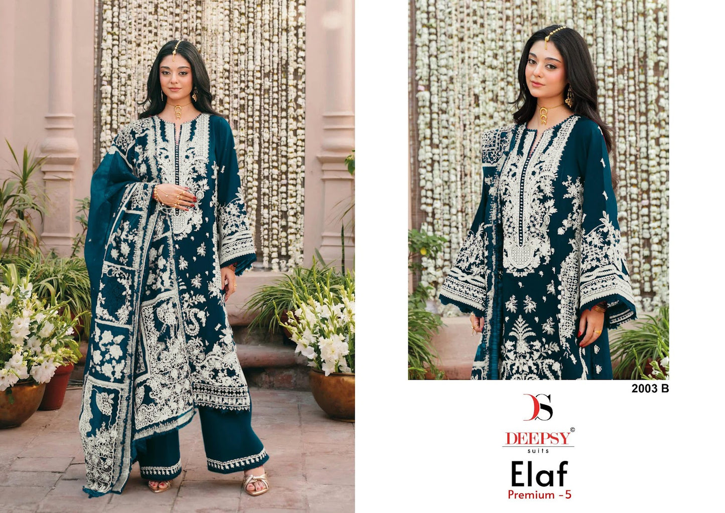 2003 Abcd Elaf 5 Deepsy Cotton Pakistani Patch Work Suits Supplier