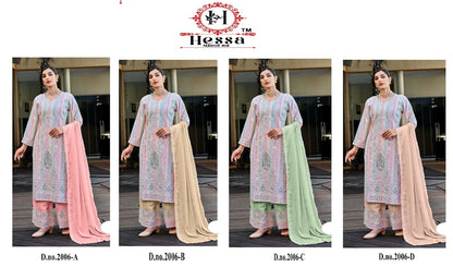 2006 Abcd Hessa Pure Chinon Pakistani Readymade Suits Exporter India