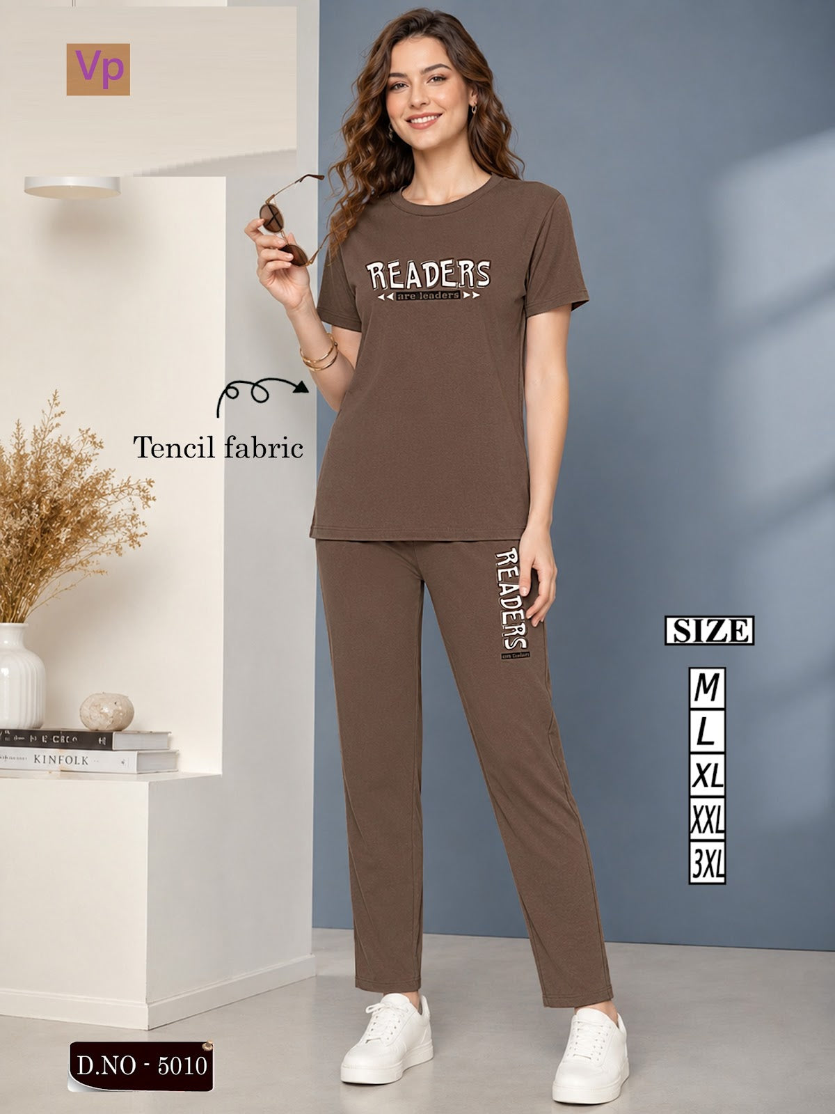 2007 Design 5010 Vp Tencil Pyjama Night Suits Supplier Ahmedabad