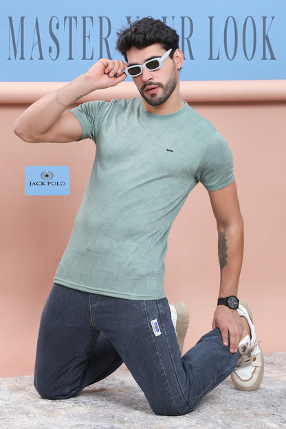 200 -210 Gsm Design 516 Jack Polo Knit Mens Tshirts Manufacturer