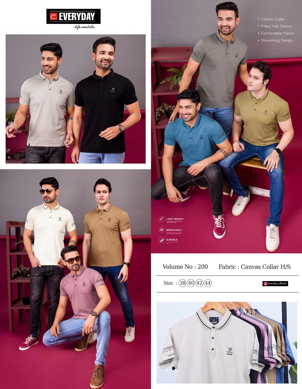 200 Everyday Canvas Mens Tshirts Exporter Gujarat