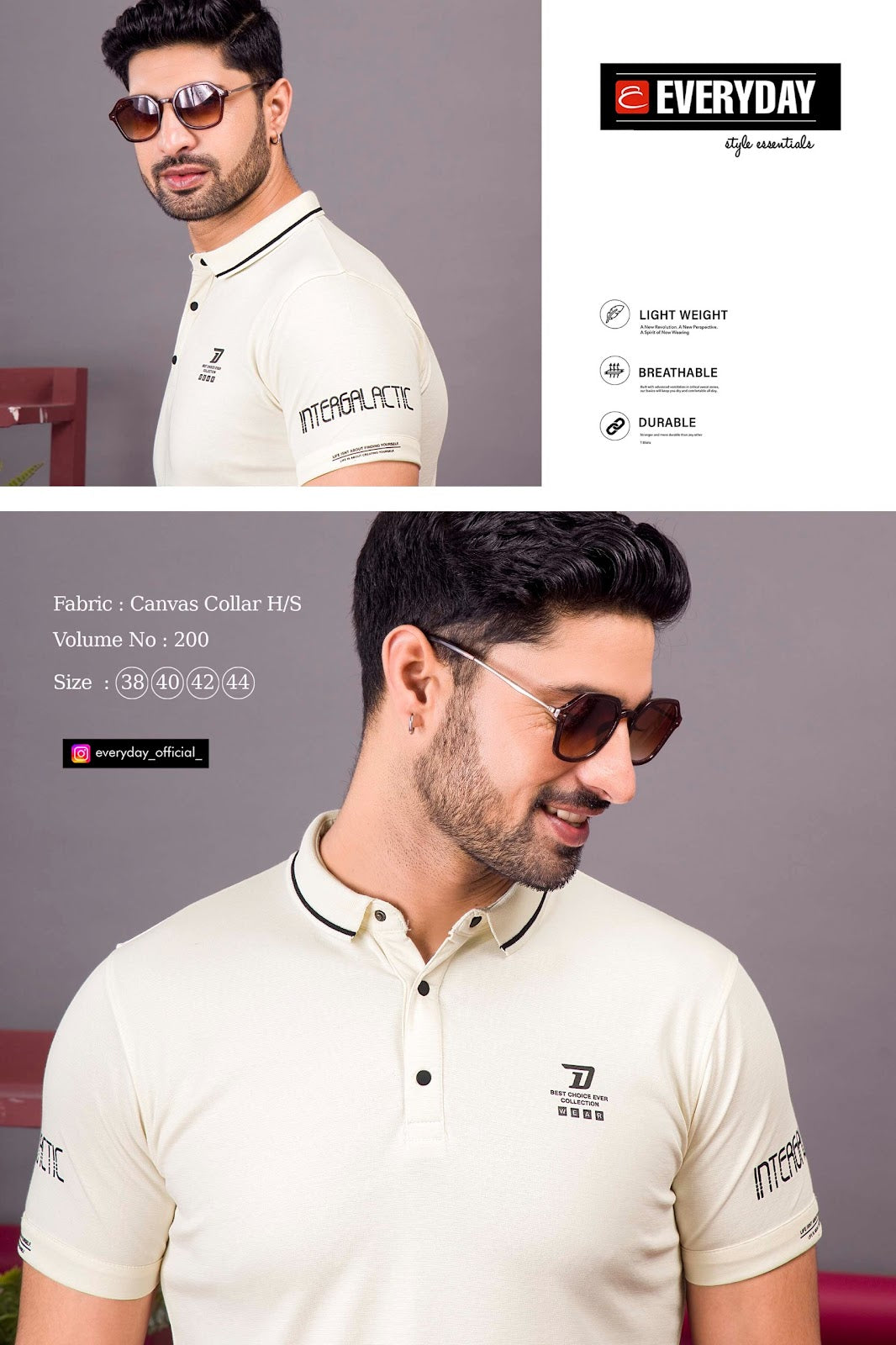 200 Everyday Canvas Mens Tshirts Exporter Gujarat