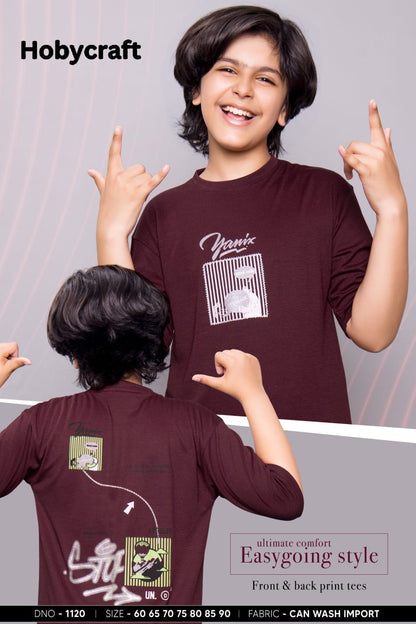 200 Gsm Design 1120 Hobycraft Canvas Boys Tshirt Wholesale Price