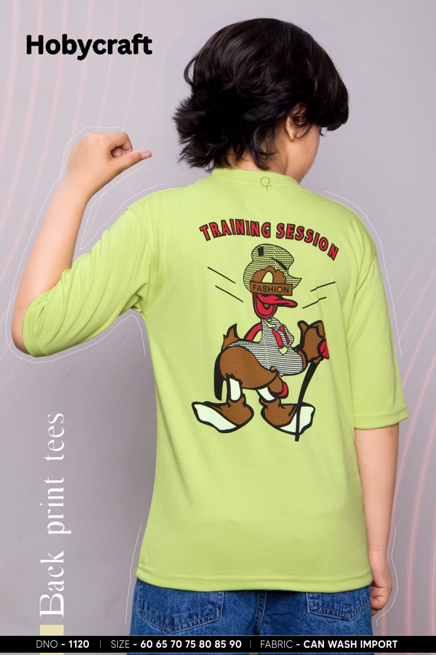 200 Gsm Design 1120 Hobycraft Canvas Boys Tshirt Wholesale Price