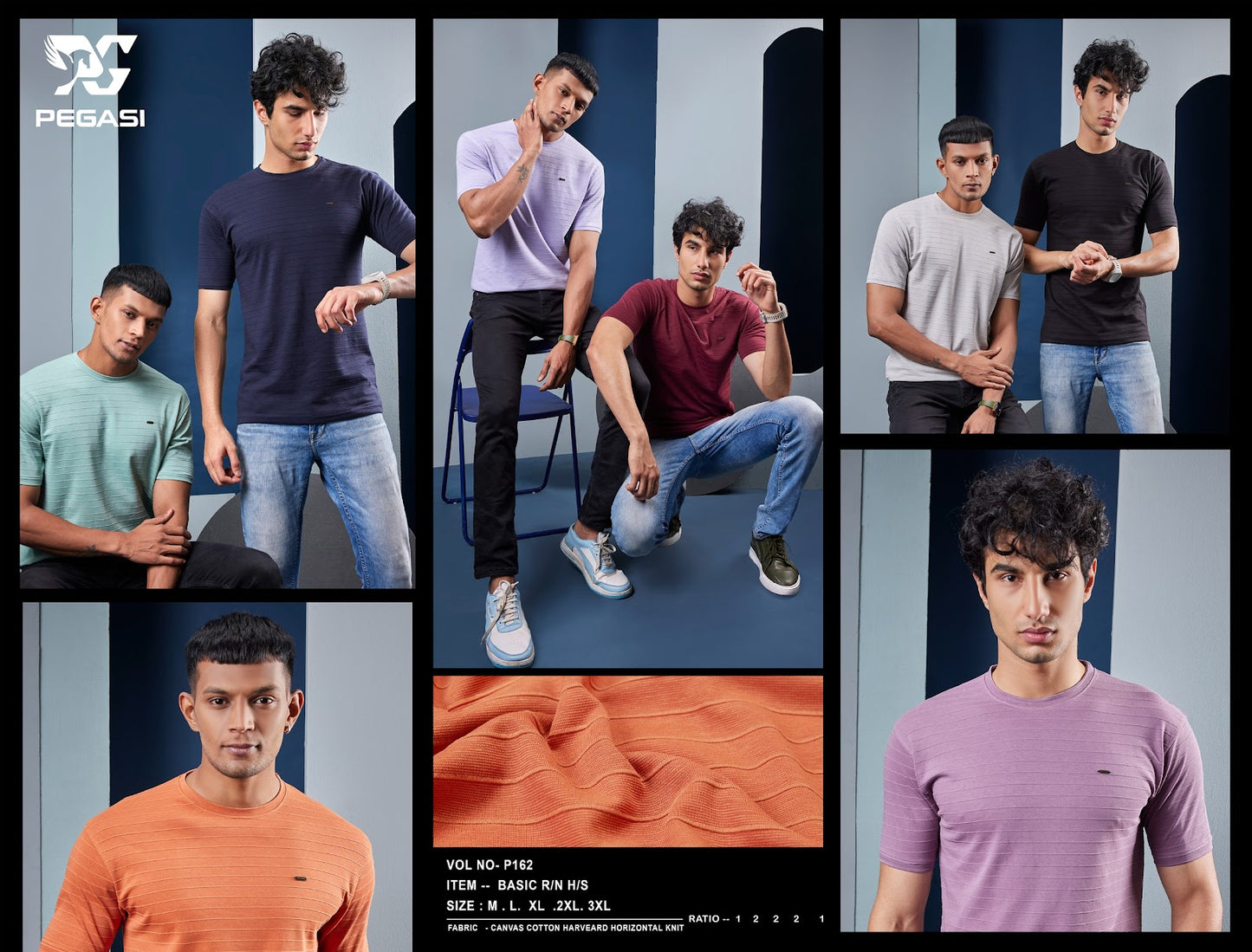 200 Gsm P 162 Pegasi Cotton Mens Tshirts Supplier Ahmedabad