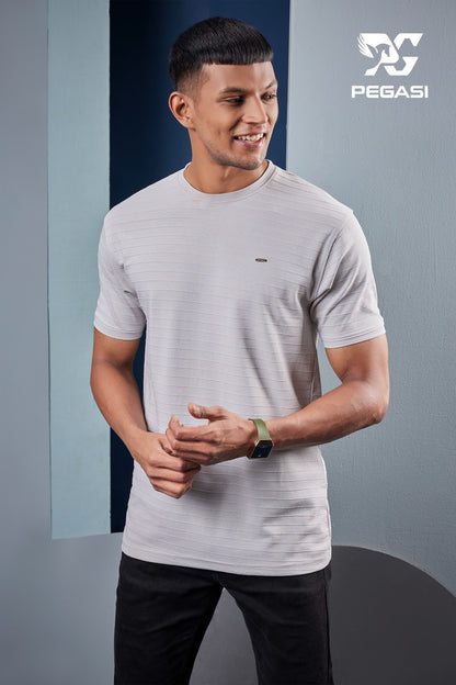 200 Gsm P 162 Pegasi Cotton Mens Tshirts Supplier Ahmedabad