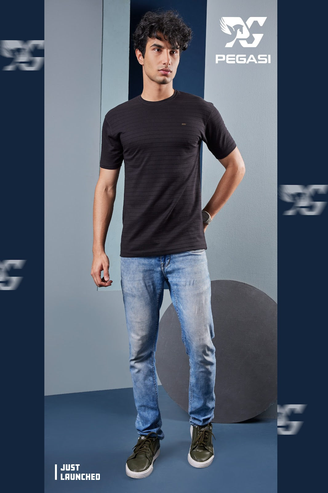 200 Gsm P 162 Pegasi Cotton Mens Tshirts Supplier Ahmedabad